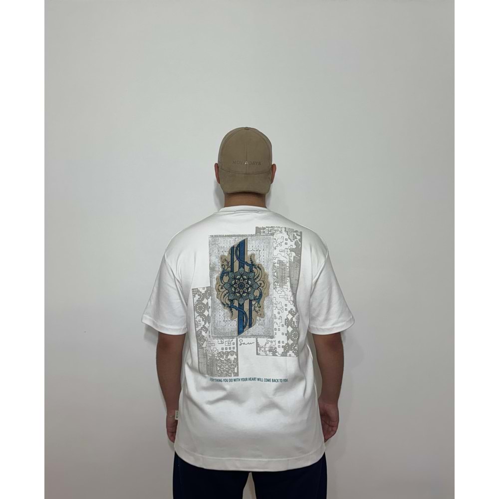 Everything You Do It Oversize Beyaz T-Shirt