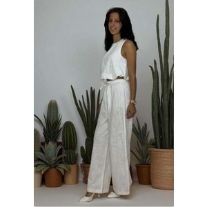 Balon Beyaz Keten Takım