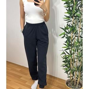 Lacivert Fermuarlı Cep Detay Jogger Oversize Premium Takım