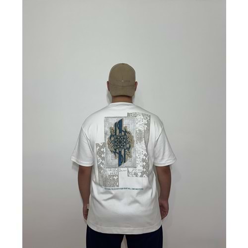 Everything You Do It Oversize Beyaz T-Shirt